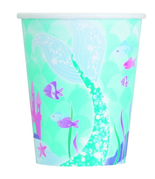 Mermaid 8 Pappbecher 266 ml