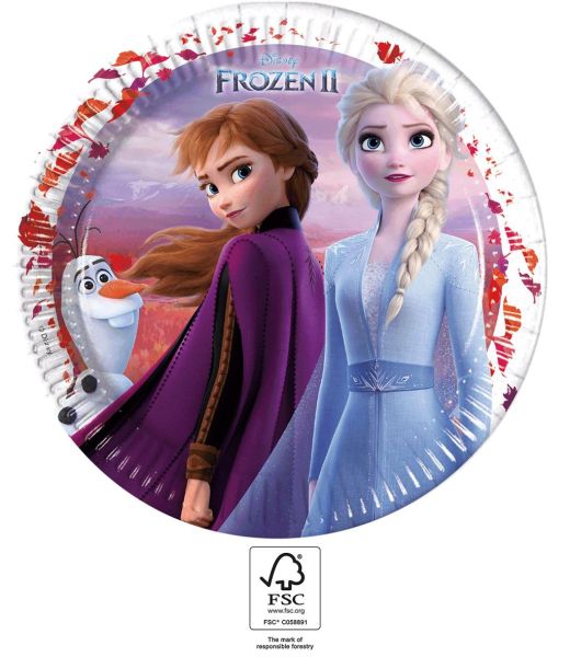 Frozen 2 Pappteller 23cm/8