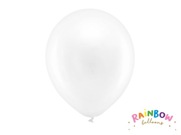 Ballon Metallic White