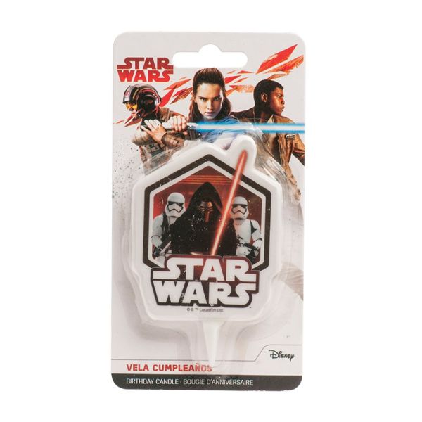 Star Wars Geburtstagskerze 2D 7,5cm