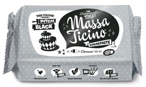 Massa Ticino Tropic schwarz 1kg