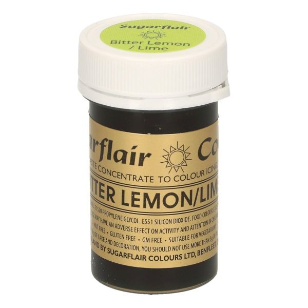 Sugarflair Pastenfarbe - Bitter Lemon/Lime