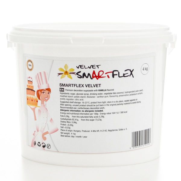 Smartflex Fondant Weiß Kübel 4kg