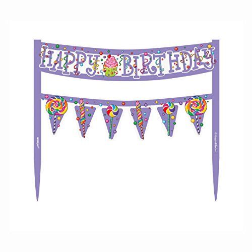 Cake Banner Candy Party