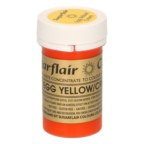 Sugarflair Pastenfarbe - Egg Yellow/Cream