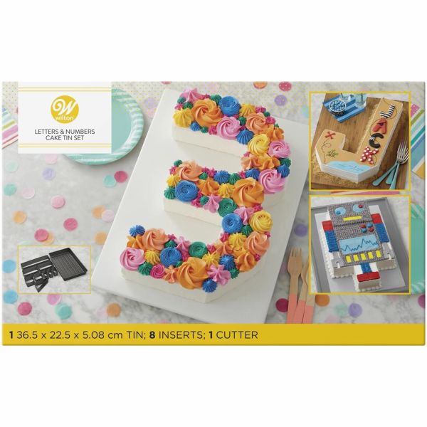 Wilton Backform Celebration Zahlen/Buchstaben