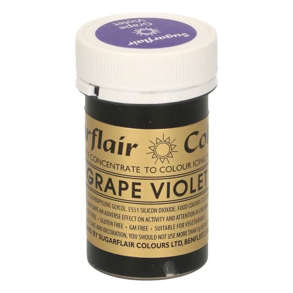 Sugarflair Pastenfarbe - Grape Violet