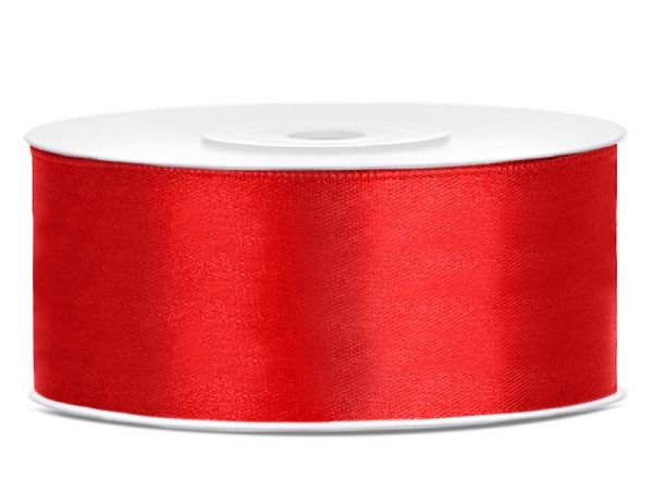 Satinband Rot