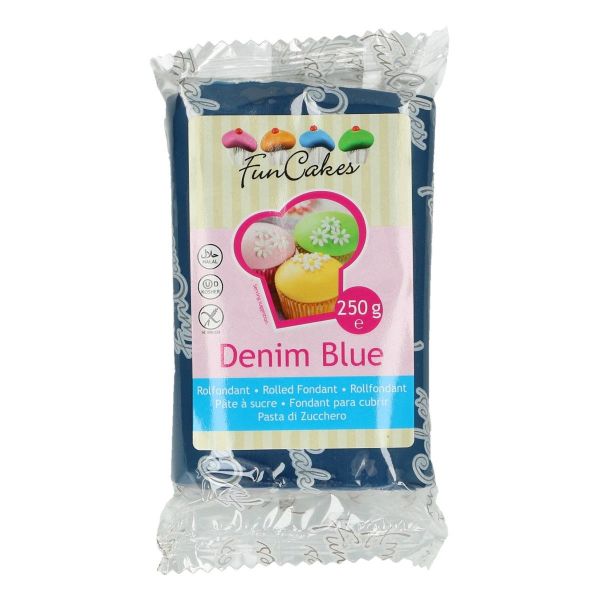 Rollfondant Denim Blue 250 g