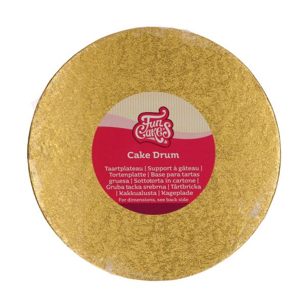 Cake Drum Gold-Rund 30,5 cm