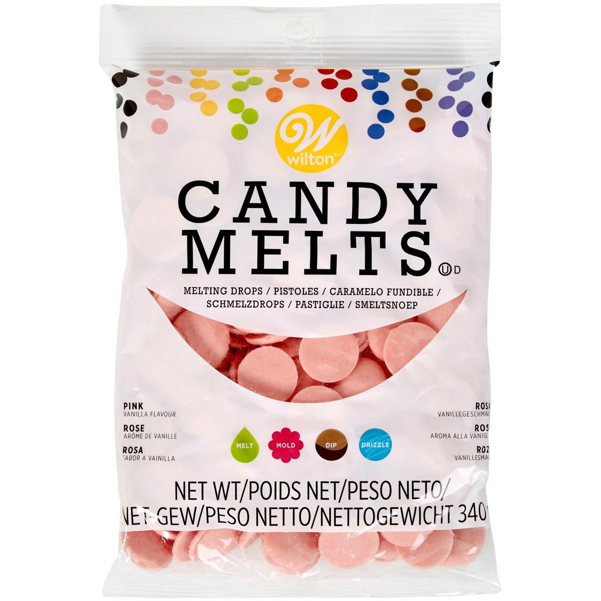 Wilton Candy Melts Pink Candy Melts Schokolade Dekorieren www