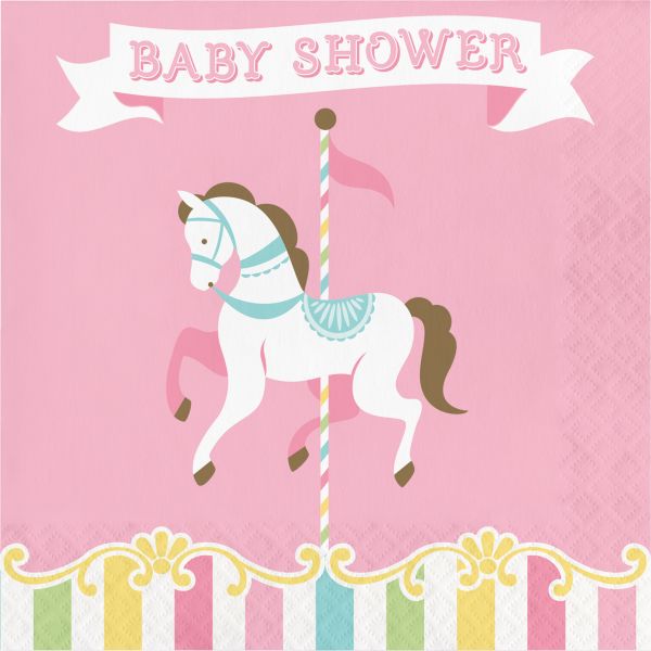 Karusell Servietten Baby Shower