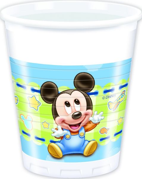 Baby Mickey, 8 Becher