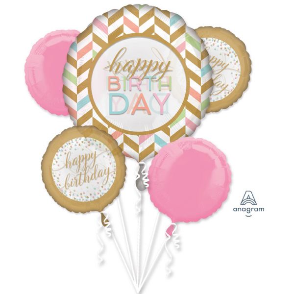 Bouquet Pastel Confetti Folienballon/5