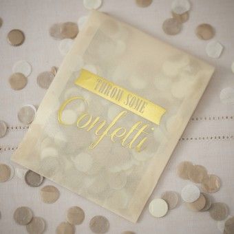 Confetti Gold Vintage Affair