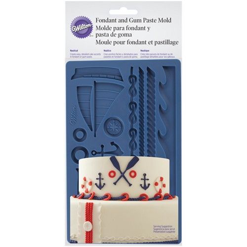 Silikonform Fondant Nautical