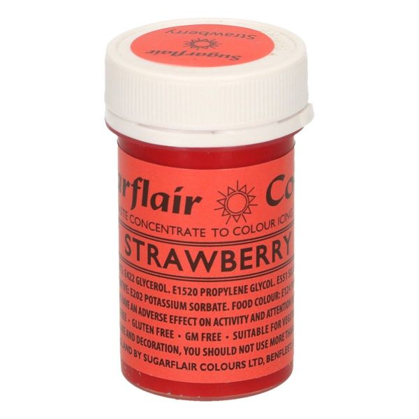 Sugarflair Pastenfarbe Strawberry