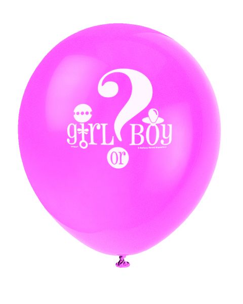 Gender Reveal 8 Ballons 30 cm