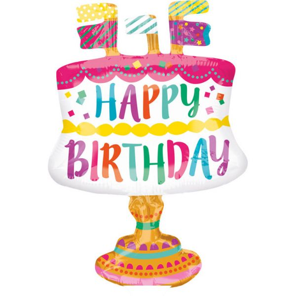 Birthday Cake Mini-Folienballon
