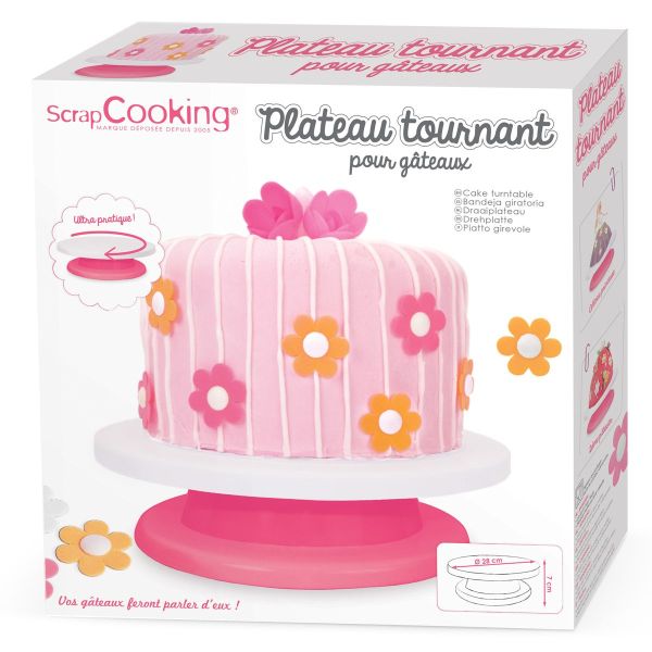 ScrapCooking drehbare Tortenplatte