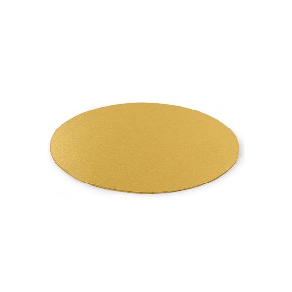 Cake Board Gold, Rund 22 cm