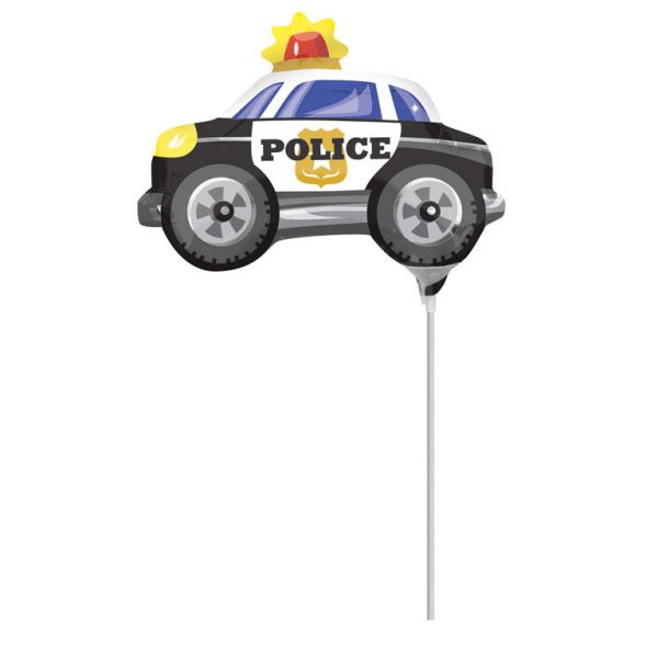 Polizeiauto Mini-Folienballon