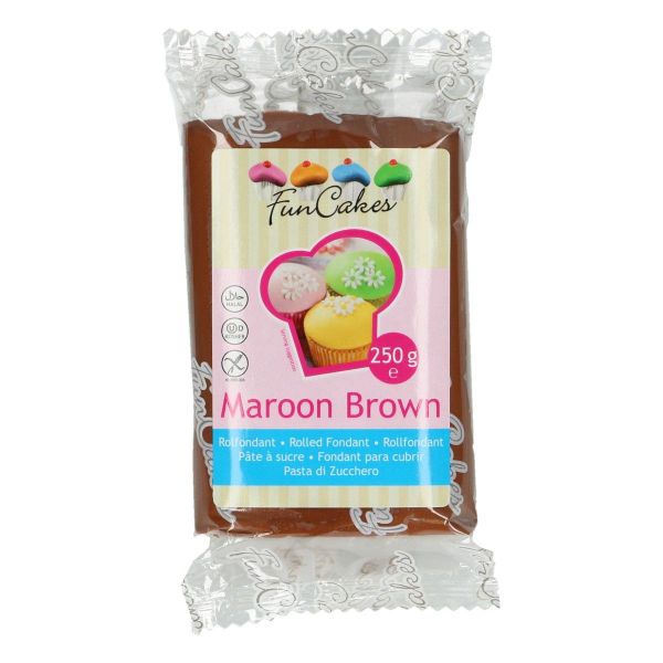 Rollfondant Maroon Brown 250 g