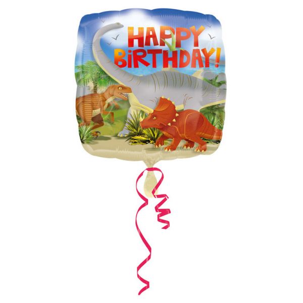 Dinosaurier Birthday Folienballon 43 cm