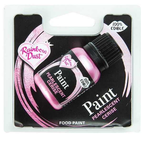 Metallic Food Paint Cerise