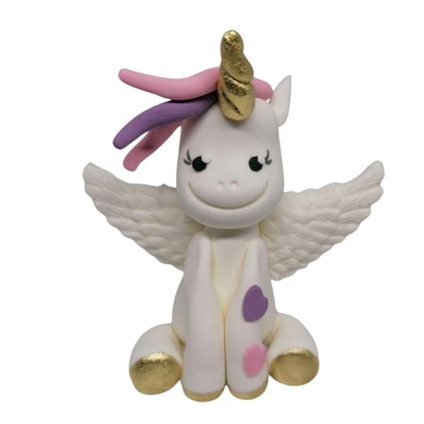 Einhorn mit Flügeln Zuckerfigur - handgefertigt
