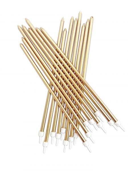 Kerzen Gold Lang
