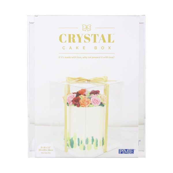 PME Crystal Cake Box 25cm
