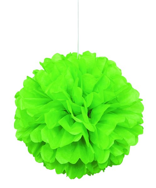 Pompom Lime Green 40 cm