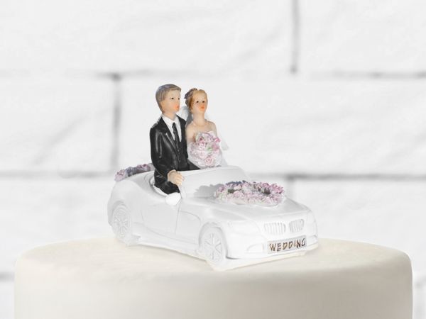 Brautpaar Im Cabrio