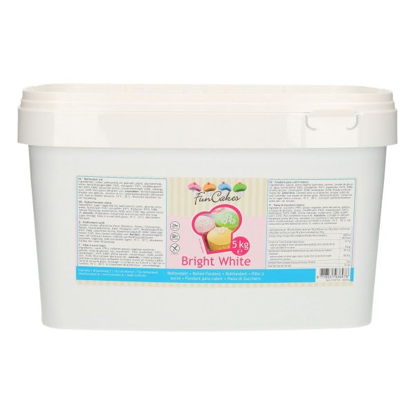 Rollfondant Bright White 5 Kg