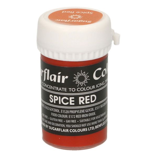 Sugarflair Pastenfarbe Pastel - Spice Red