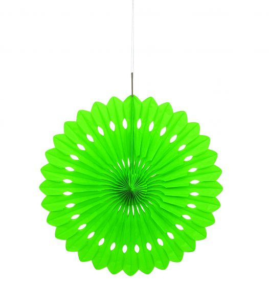 Deko-Fächer 40 cm Lime Green