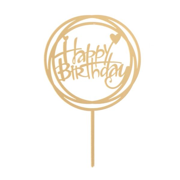 Cake Topper Happy B-Day
