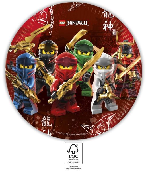 Lego Ninjago Pappteller