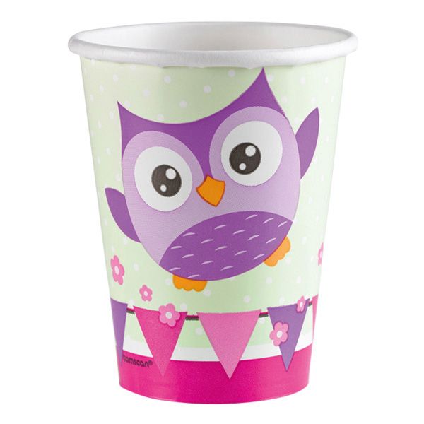 Happy Owl 8 Becher