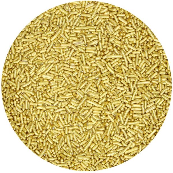 Zuckerstreusel Metallic Gold