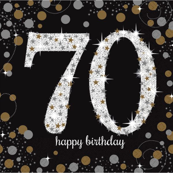 Sparkl. Celebration Gold 70 - Servietten