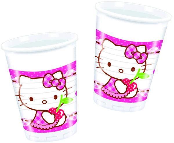 Hello Kitty Hearts Plastikbecher