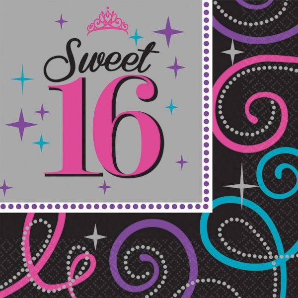 Sweet 16 - Servietten