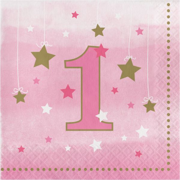 Twinkle - Girl 1St B-Day Servietten/16