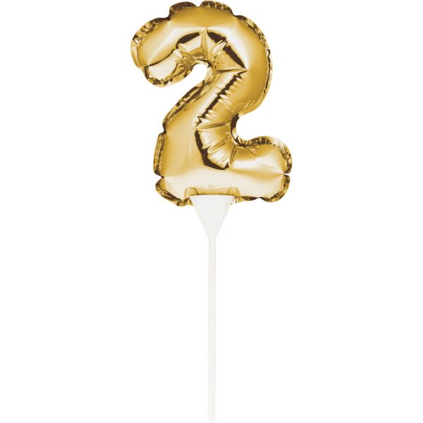 Cake Topper Zahl 2 Air-Filled