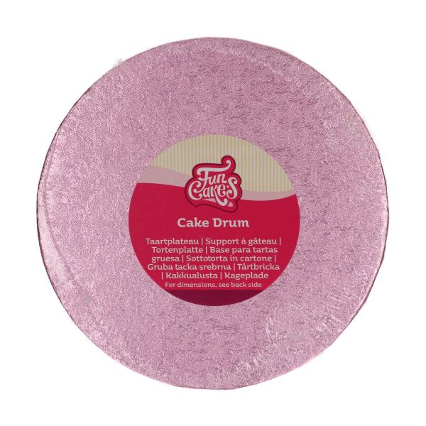 Cake Drum-Pink-Rund 25 cm