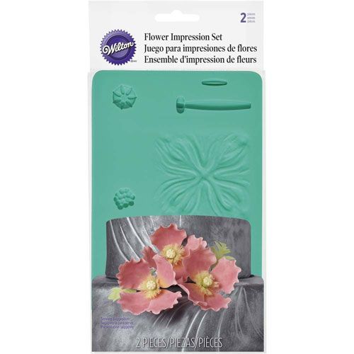 Silikonform Flower Impression Mat