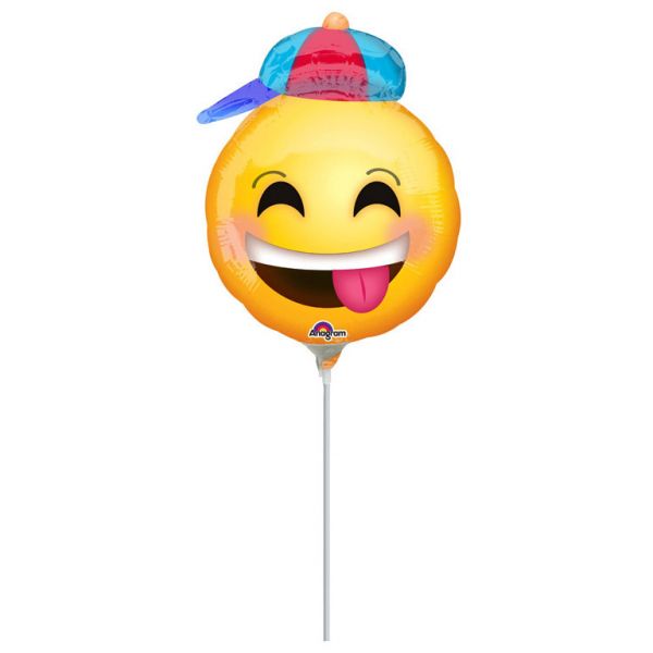 Happy Smiley Mini-Folienballon