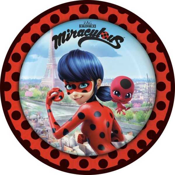 Miraculous Pappteller 23 cm/8